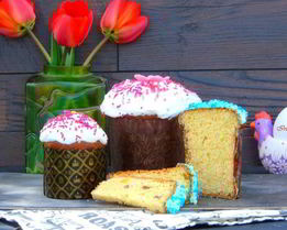 Миндальный кулич