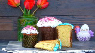 Миндальный кулич