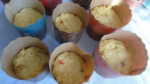 миндальный кулич