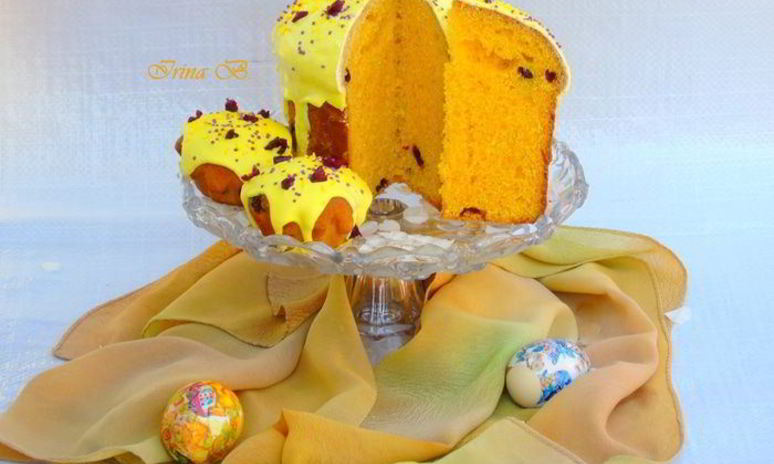 Рецепт морковного кулича с клюквой