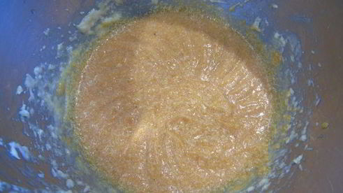 морковный кулич с клюквой