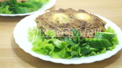 мясное суфле с яйцом пасхальное