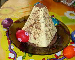 Нежная заварная Пасха с шафраном