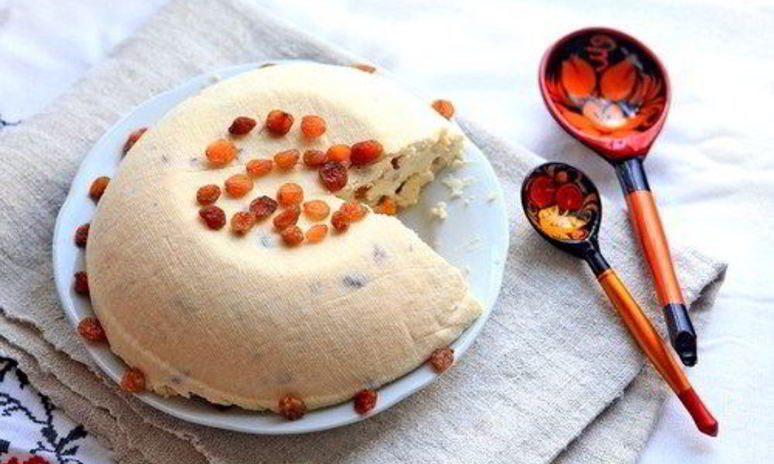 Рецепт пасхи из рикотты и маскарпоне с миндалем