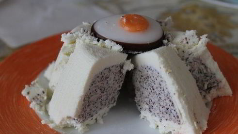 пасха лимонная с маковой начинкой