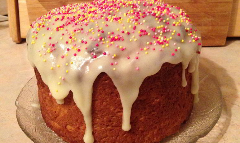 Рецепт пасхального кулича на сливках