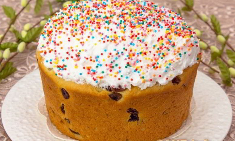 Рецепт пасхального кулича на сметане