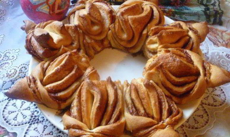 Рецепт пасхального венка-цветка