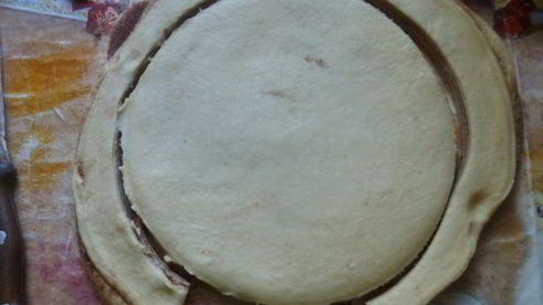 пасхальный венок-цветок