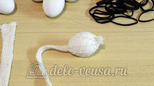 пасхальные яйца в сетку