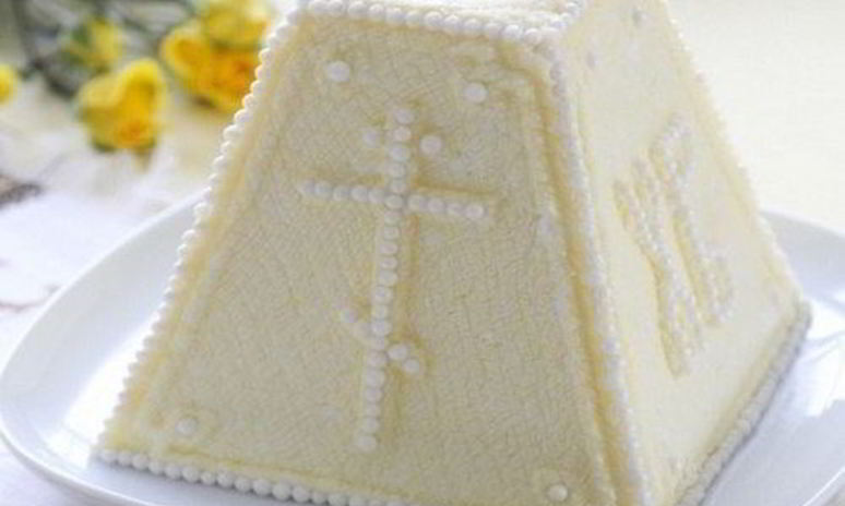 Рецепт печеной творожной пасхи с цукатами