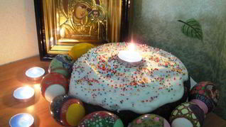 Шоколадный кулич на сливочках