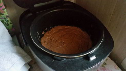 шоколадный кулич в мультиварке