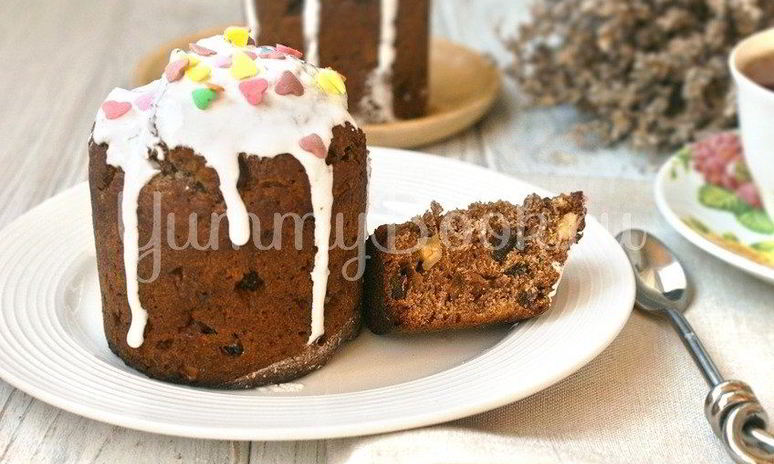 Рецепт шоколадного кулича