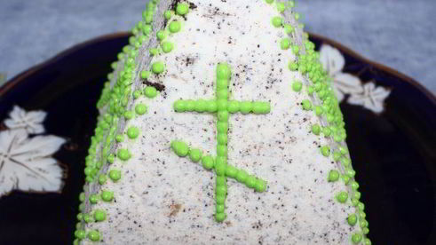 творожная пасха с маком