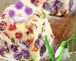 Творожная пасха с заварным кремом