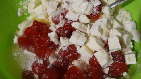 творожный кулич с итальянской меренгой