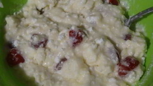 творожный кулич с итальянской меренгой