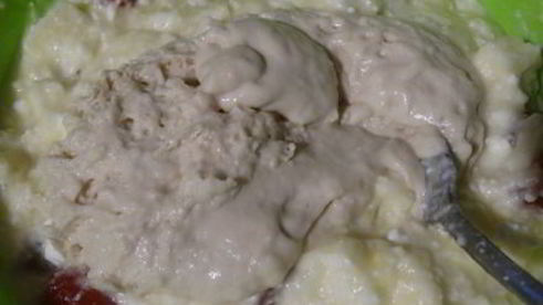 творожный кулич с итальянской меренгой