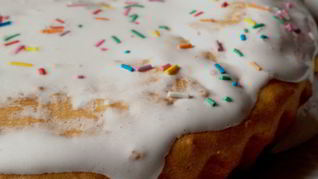 Творожные куличи в глазури