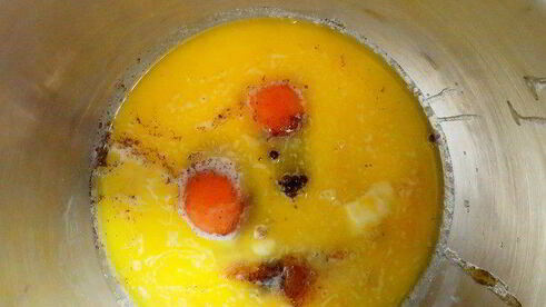 тыквенный кулич с лавандовой сливочной глазурью