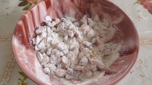 ванильный кулич с сухофруктами