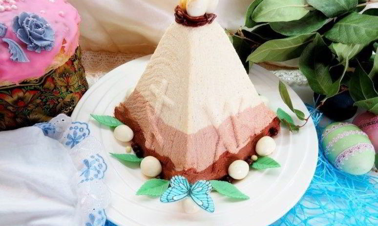 Рецепт заварной пасхи три шоколада