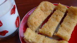 Пудинг из булки лимонный