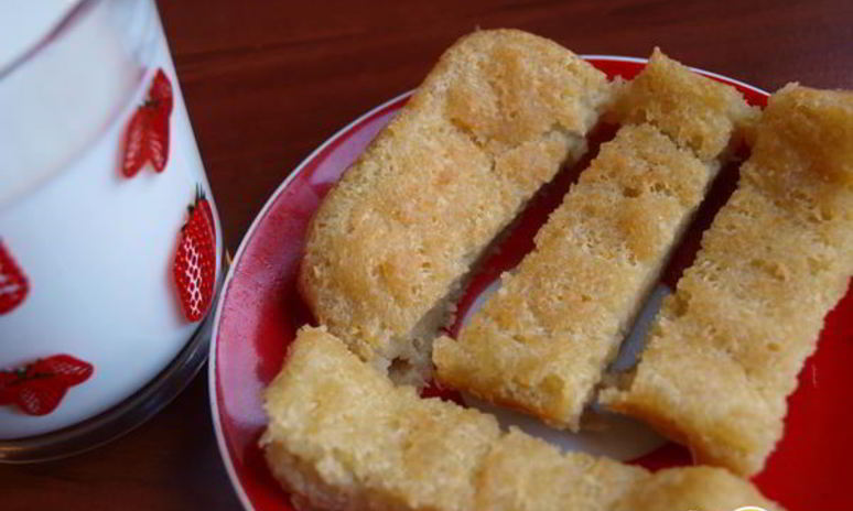 Рецепт пудинга из булки лимонный