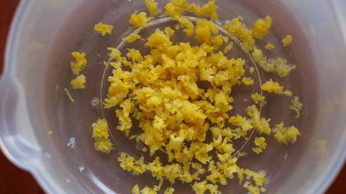 пудинг из булки лимонный