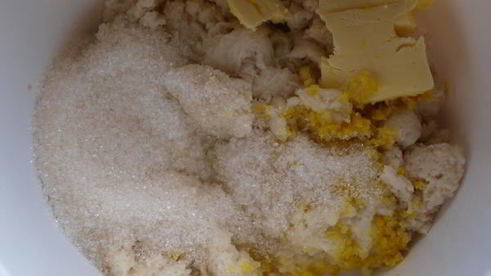 пудинг из булки лимонный