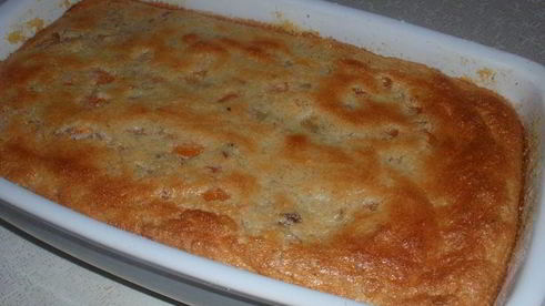 пудинг тыквенный с яблоками