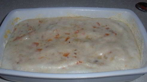 пудинг тыквенный с яблоками