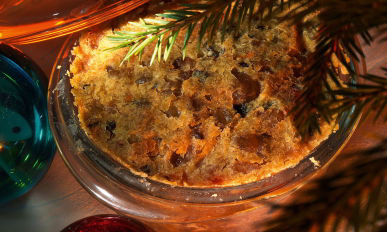 Рецепт рождественского пудинга с изюмом