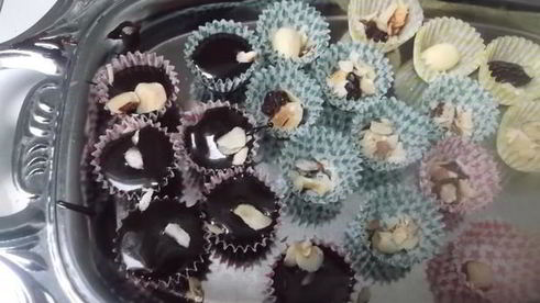 шоколадные ириски