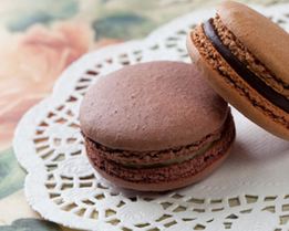 Шоколадные макарони