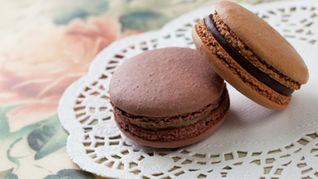 Шоколадные макарони