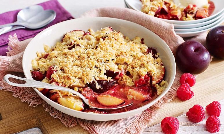 Рецепт сливового крамбла