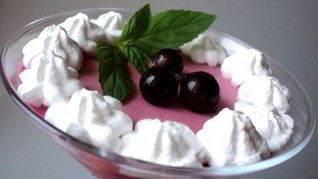 Черносмородиновое суфле