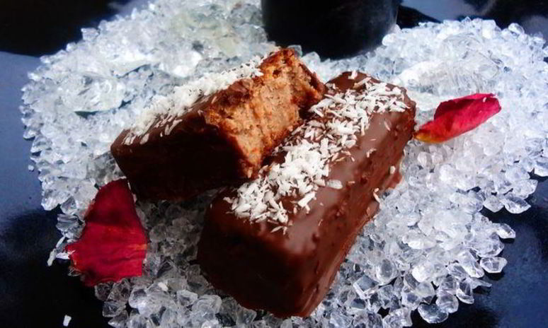 Рецепт конфет романтика ночи с миндально-творожным суфле