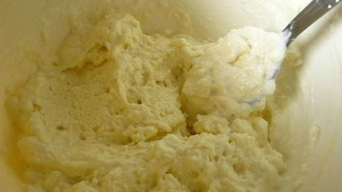 паровое творожное суфле с вишневым конфитюром