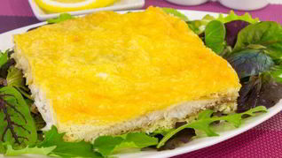 Рыба в сырном суфле