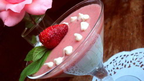 сливочно-ягодно суфле