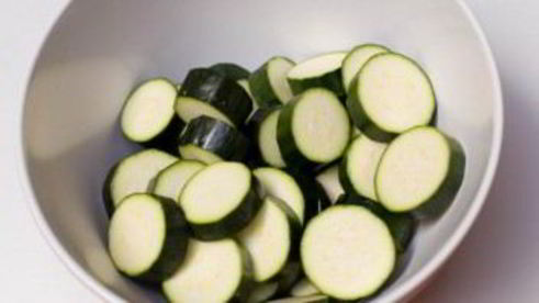 суфле из кабачков под грибным соусом