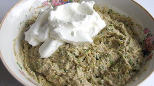 суфле из лука-порея