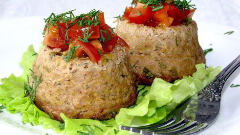 суфле из лука-порея