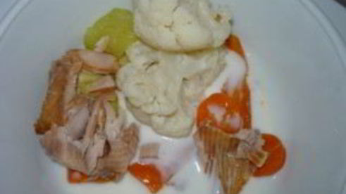 суфле из рыбы на пару