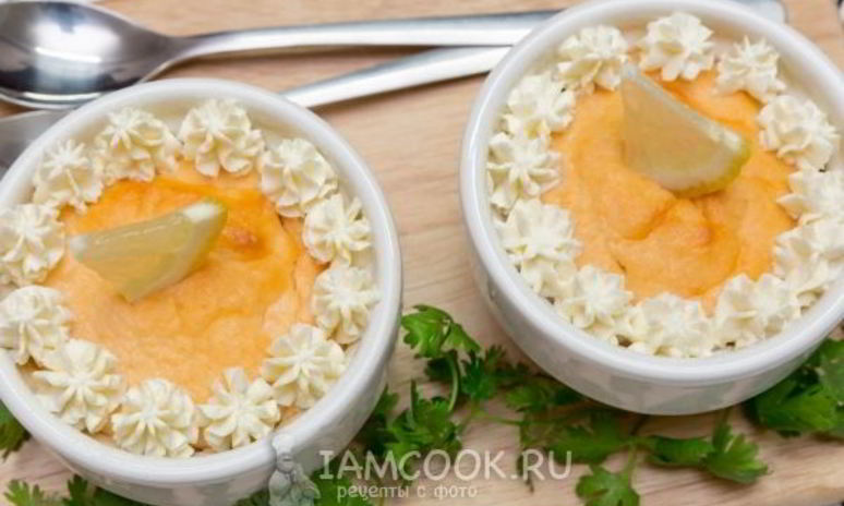 Рецепт суфле из семги