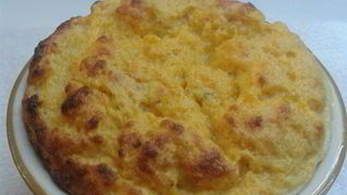 Суфле из тыквы с креветками