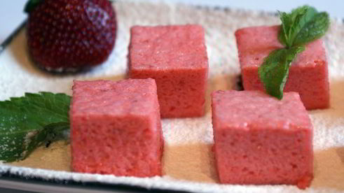 суфле клубничные облака